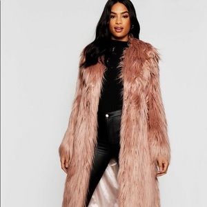 COPY - Tall Boutique Maxi Faux Fur Coat
